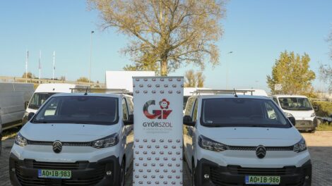 Zöldül a Győr-Szol járműparkja: kilenc új elektromos kisteherautót vásároltak