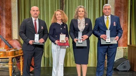 Állami elismerések győri egyetemi vezetőknek nemzeti ünnepen