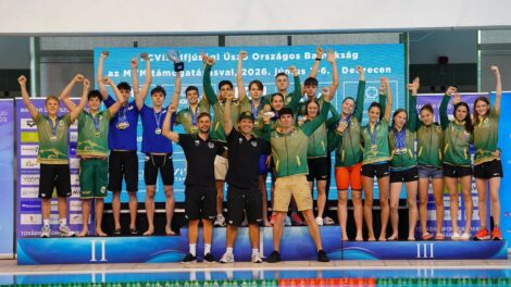 A győri úszóklub szerezte a legtöbb pontot az OB-n