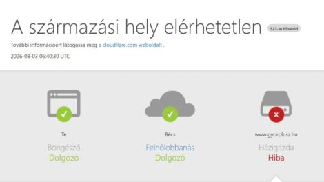 Már a gyorplusz.hu sem érhető el