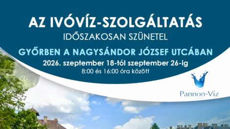 Egy teljes hétig korlátozzák az ivóvizet Gyárvárosban