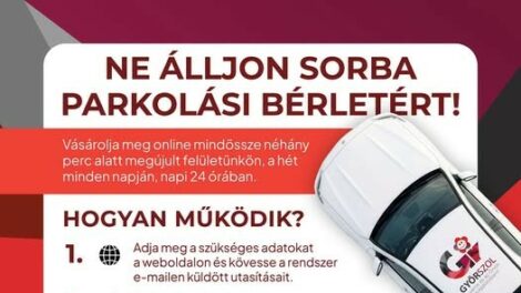 Vásároljon parkolási bérletet online, sorban állás nélkül!